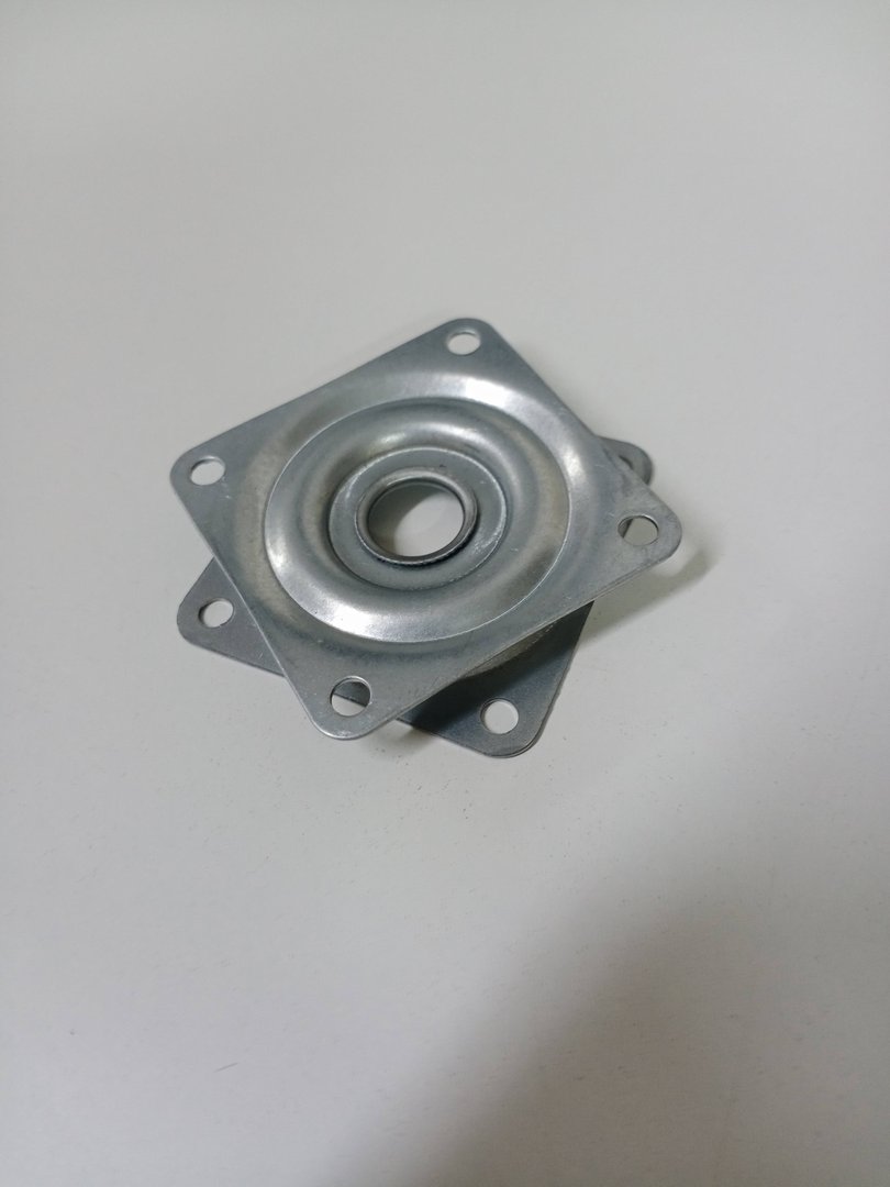 Поворотная пластина, опорная, 360 градусов (50*50*9мм - 2 дюйма) (уцененный)