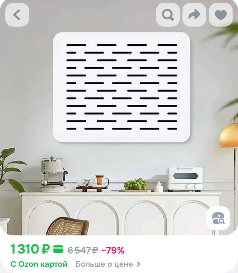 Панель-невидимка для электросчетчика 45х35 см: бесшовный монтаж, умная вентиляция, маскировка щитов 58*36*2см