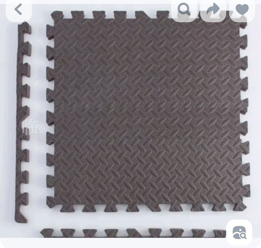 Модульная ПВХ плитка,600 х 600, 20штук