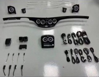 Интерьерная подсветка автомобиля Mercedes S W221 с модернизацией под W222