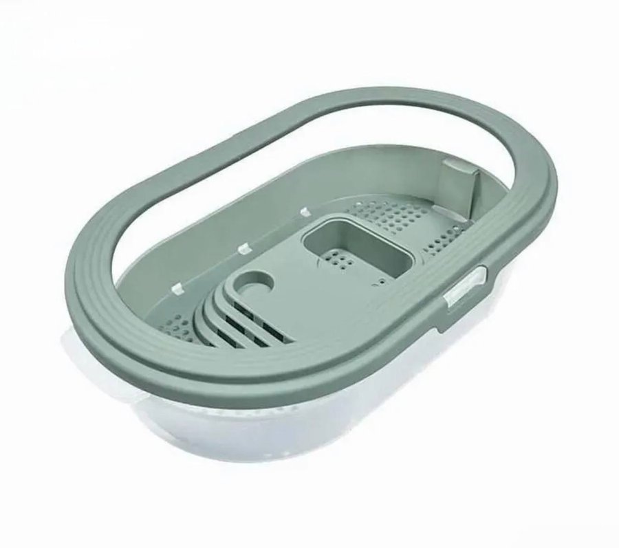 Ванна для черепахи с дефектом