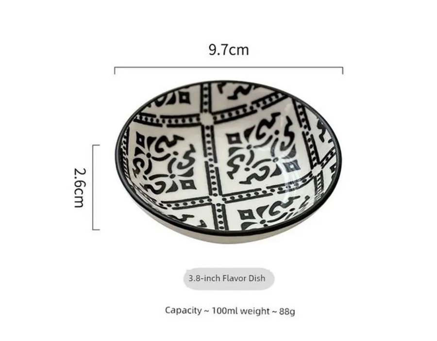 Керамическая тарелка для соуса