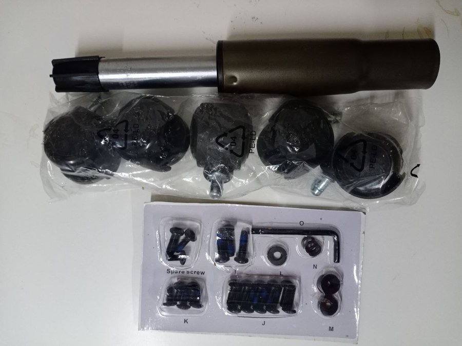 Газлифт, 5 колес, для кресла