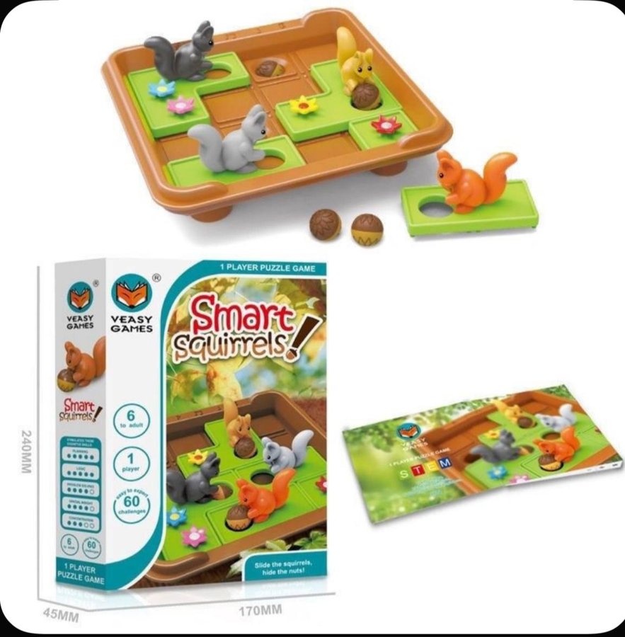 LingLink Умные белки: Настольная Развивающая Игра