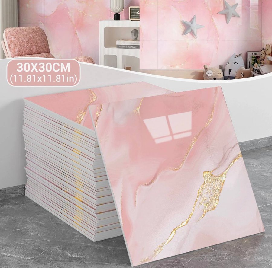 Панели самоклеющиеся 10шт 30*30